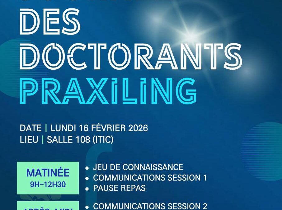 Journée des Doctorants Praxiling